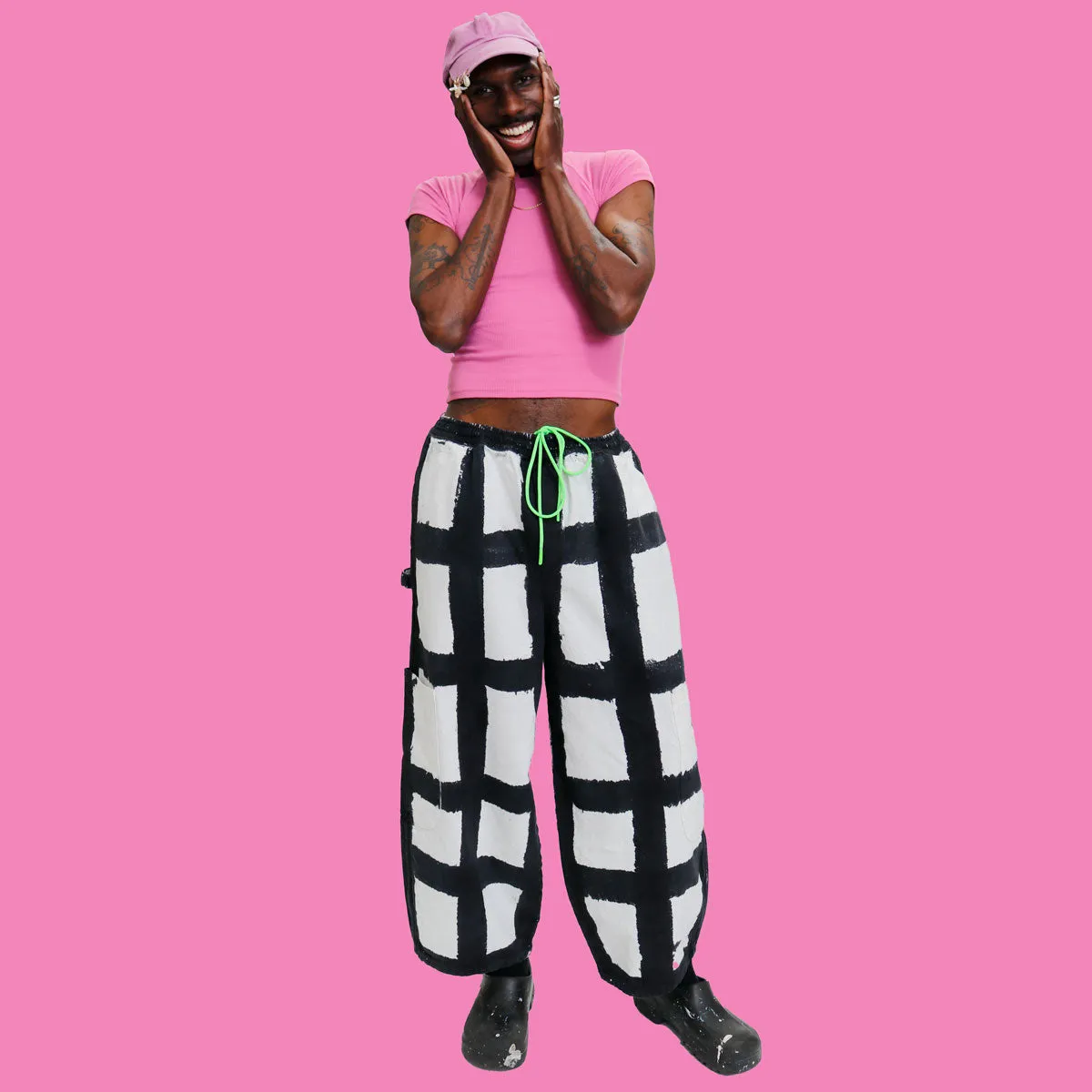 Licorice Check Chef Pant sold by MEALS product image thumbnail 2