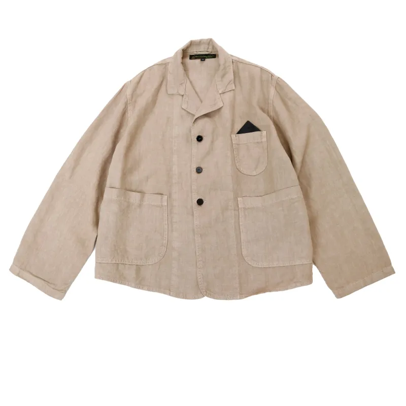 F.D.A. Oatmeal Linen Dinner Jacket *FINAL SALE made by MEALS