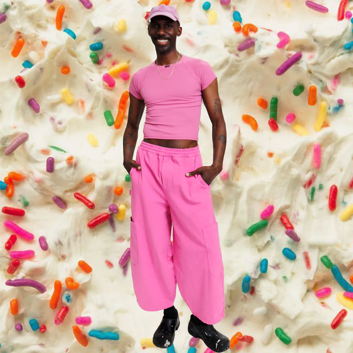 Donut Box Pink Chef Pant sold by MEALS product image thumbnail 3