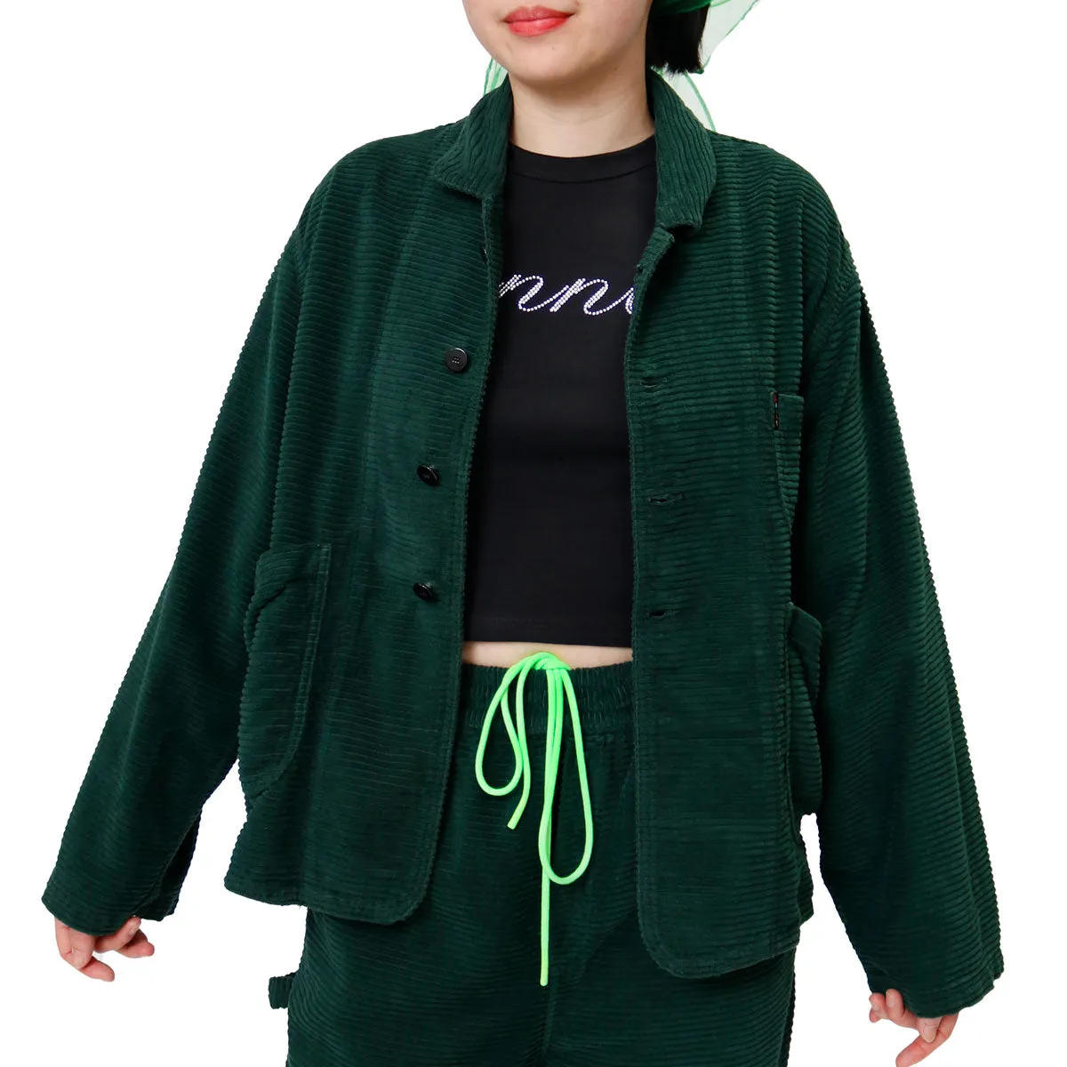 Seaweed Horizontal Corduroy Forager Coat sold by MEALS product image thumbnail 3