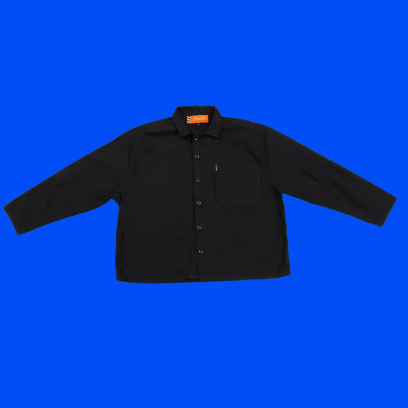 Licorice Black Long Sleeve Work Shirt *FINAL SALE sold by MEALS