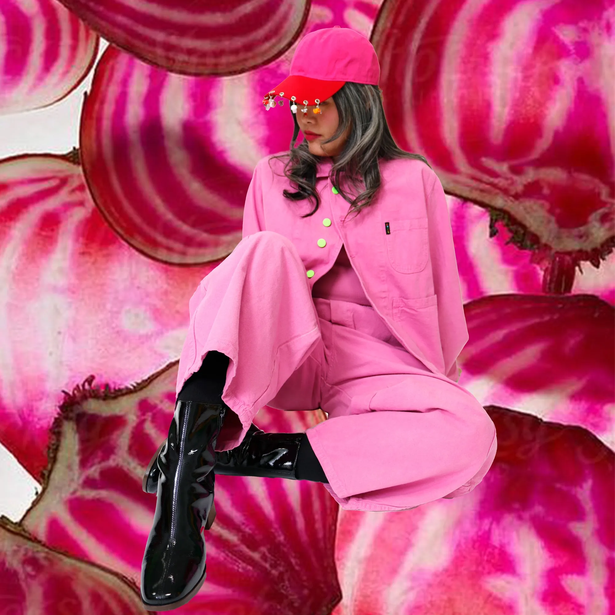 Donut Box Pink Forager Coat sold by MEALS product image thumbnail 4