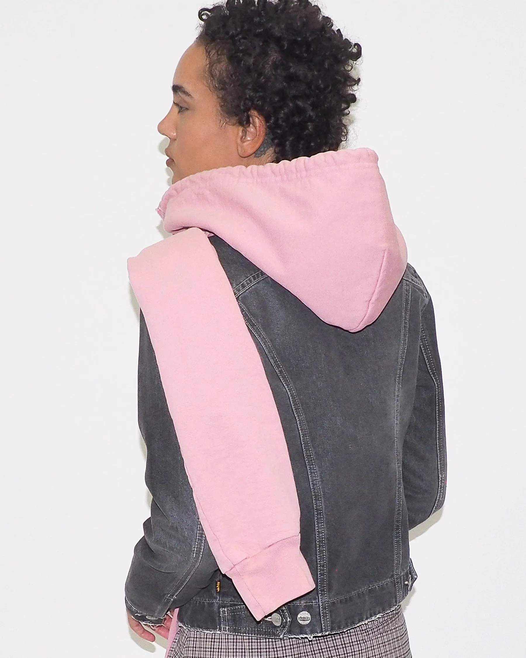 Clyde x Everybody.World Hoodie Scarf in Wild Rose sold by CLYDE product image thumbnail 3