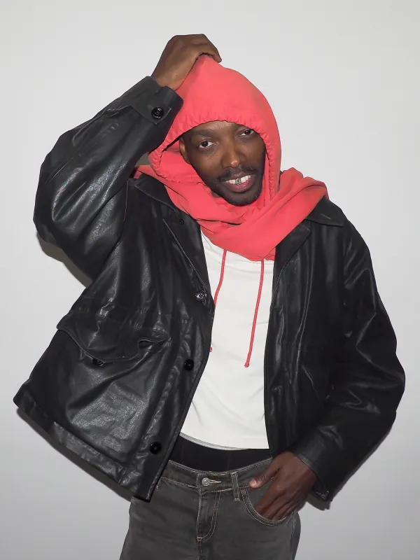 Clyde x Everybody.World Hoodie Scarf in Cedar sold by CLYDE