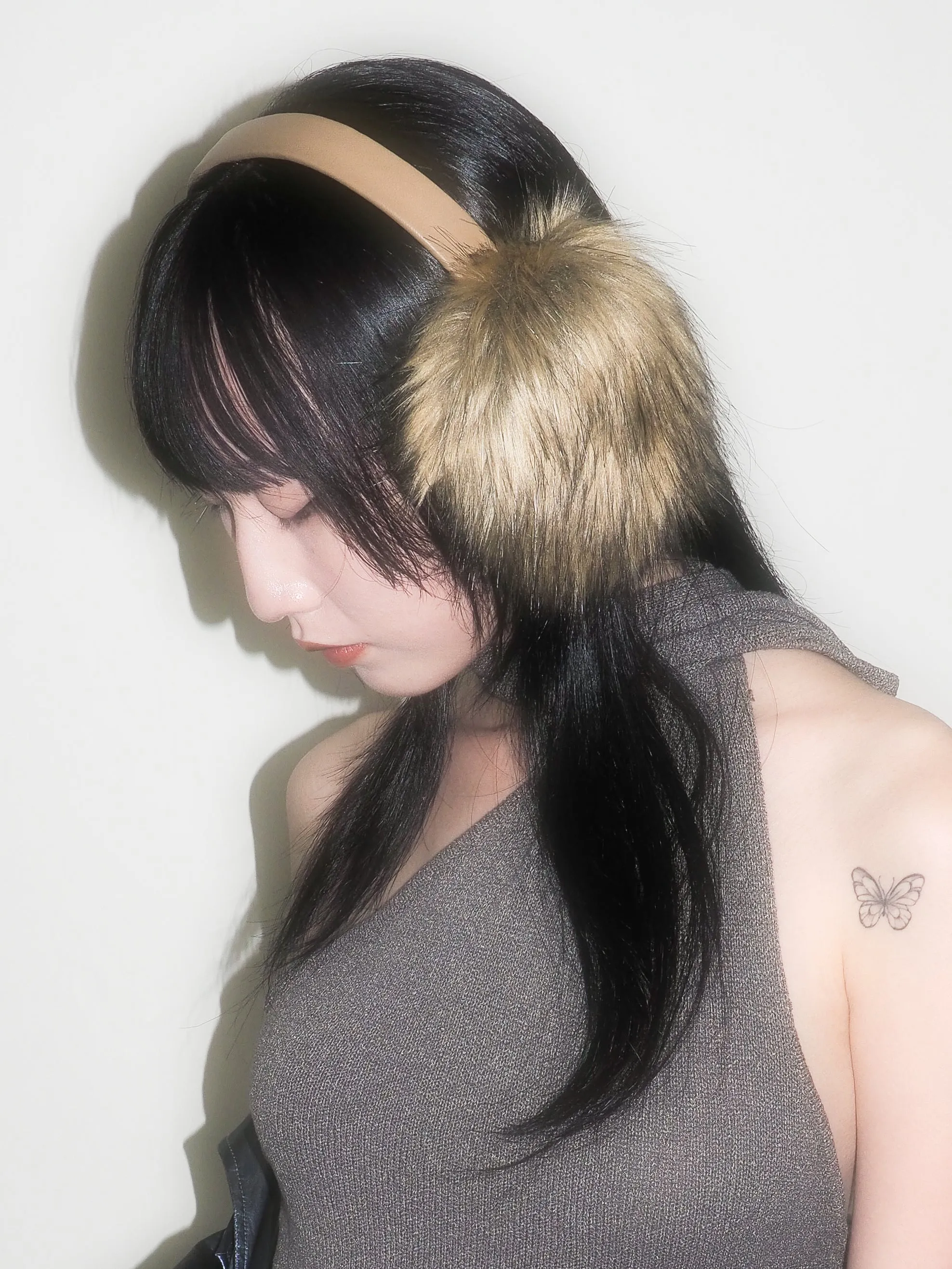 Ear Muffs in Tan Faux Fox sold by CLYDE product image thumbnail 2