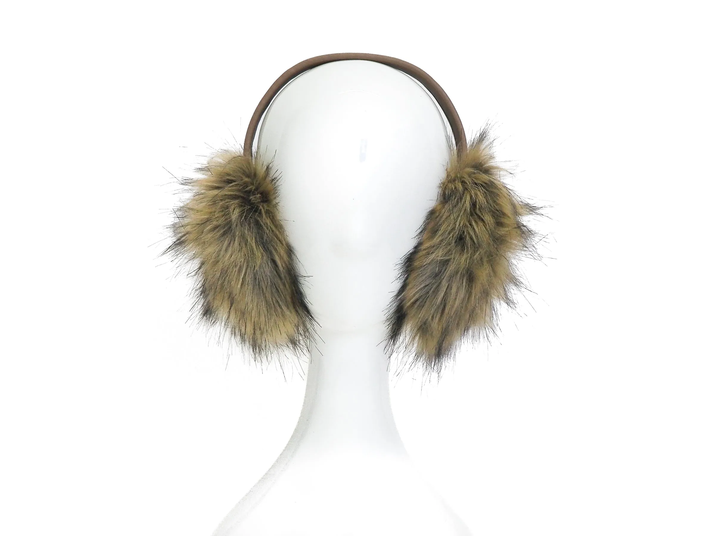 Ear Muffs in Tan Faux Fox sold by CLYDE product image thumbnail 5