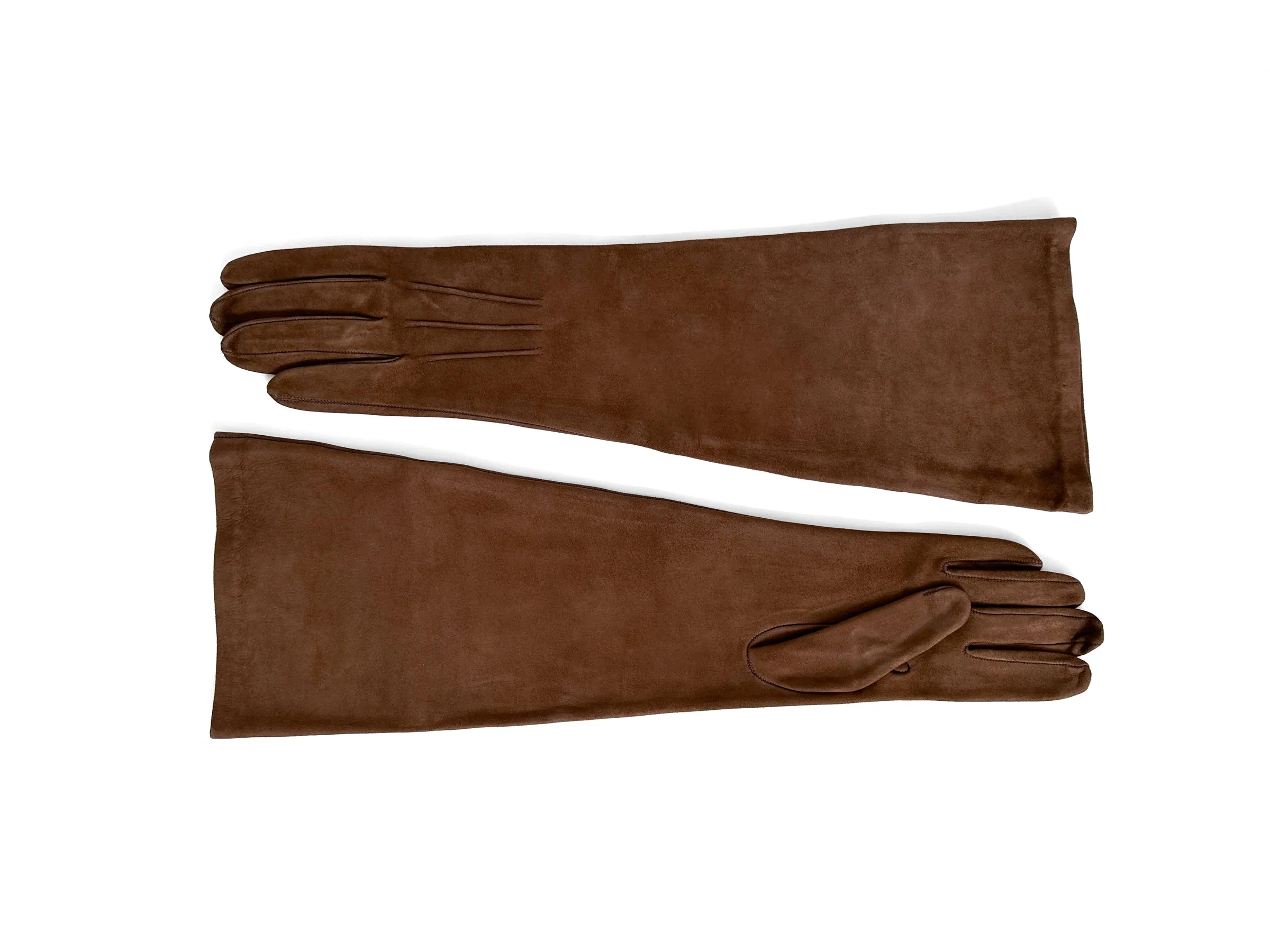 Gauntlet Gloves in Fawn Suede Lambskin sold by CLYDE product image thumbnail 5