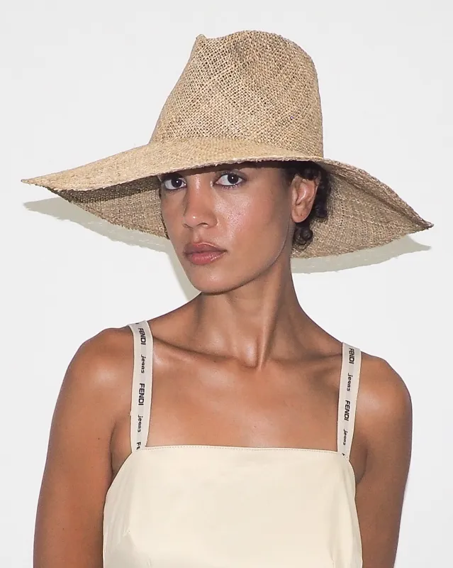 Caro Hat in Seagrass sold by CLYDE