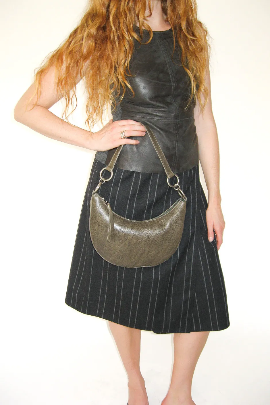 Goa Bag in Bog Green Leather sold by CLYDE product image thumbnail 2