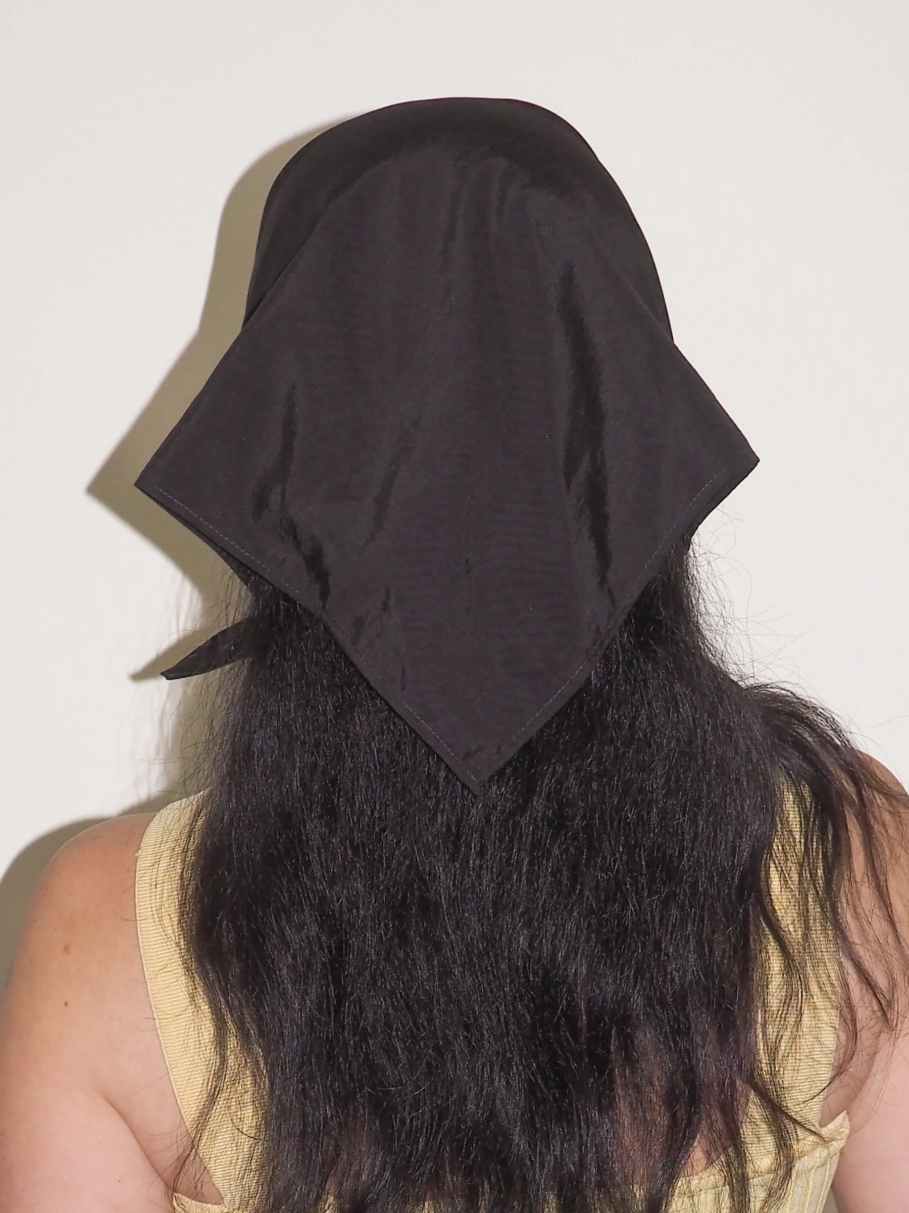 Brim Scarf in Black Nylon sold by CLYDE product image thumbnail 5