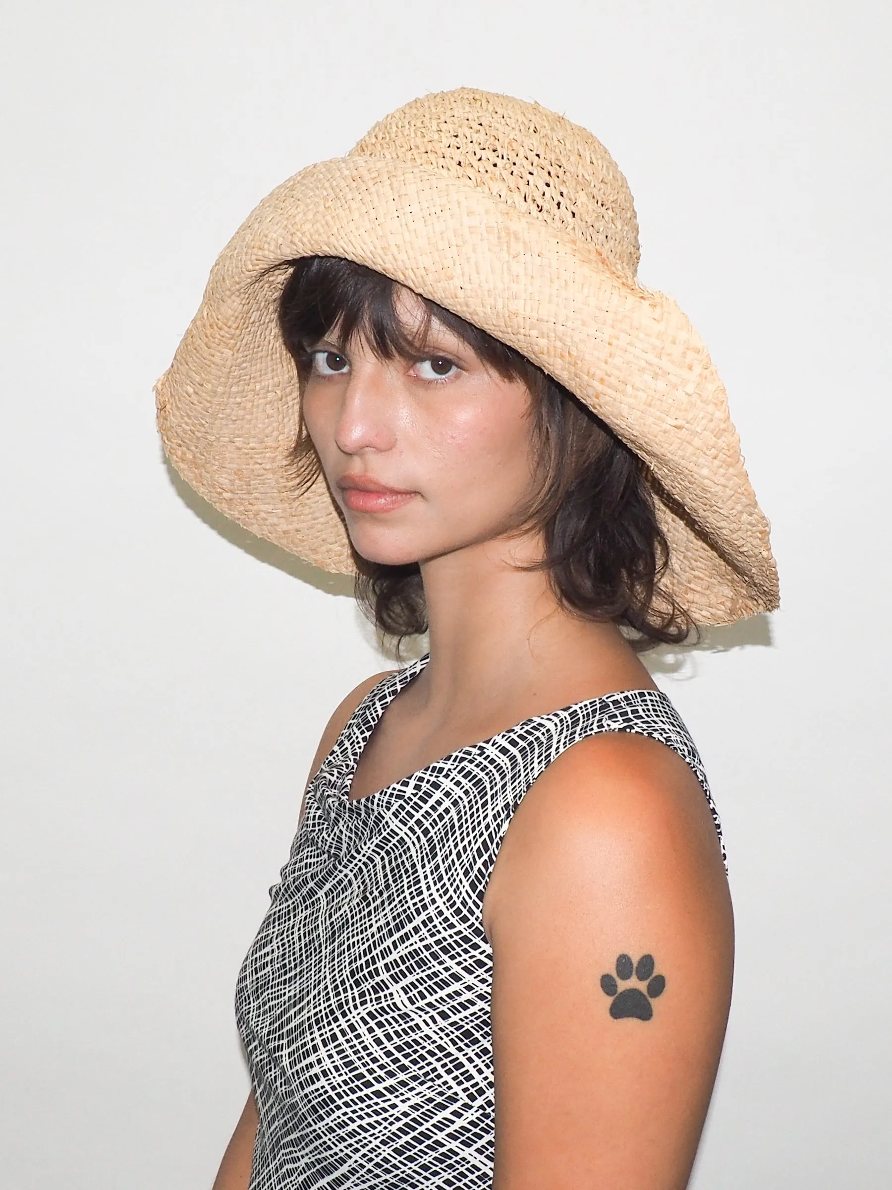 Biscuit Hat in Natural sold by CLYDE