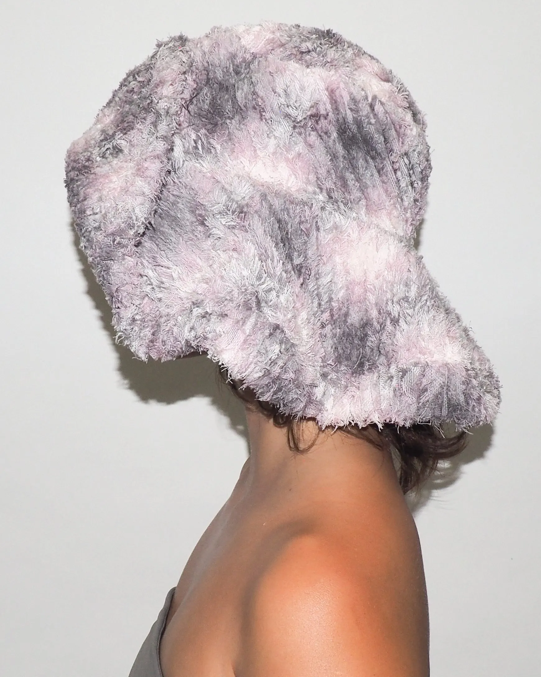 Collina Strada x Clyde Mala Hat in Lavender Plaid sold by CLYDE product image thumbnail 5
