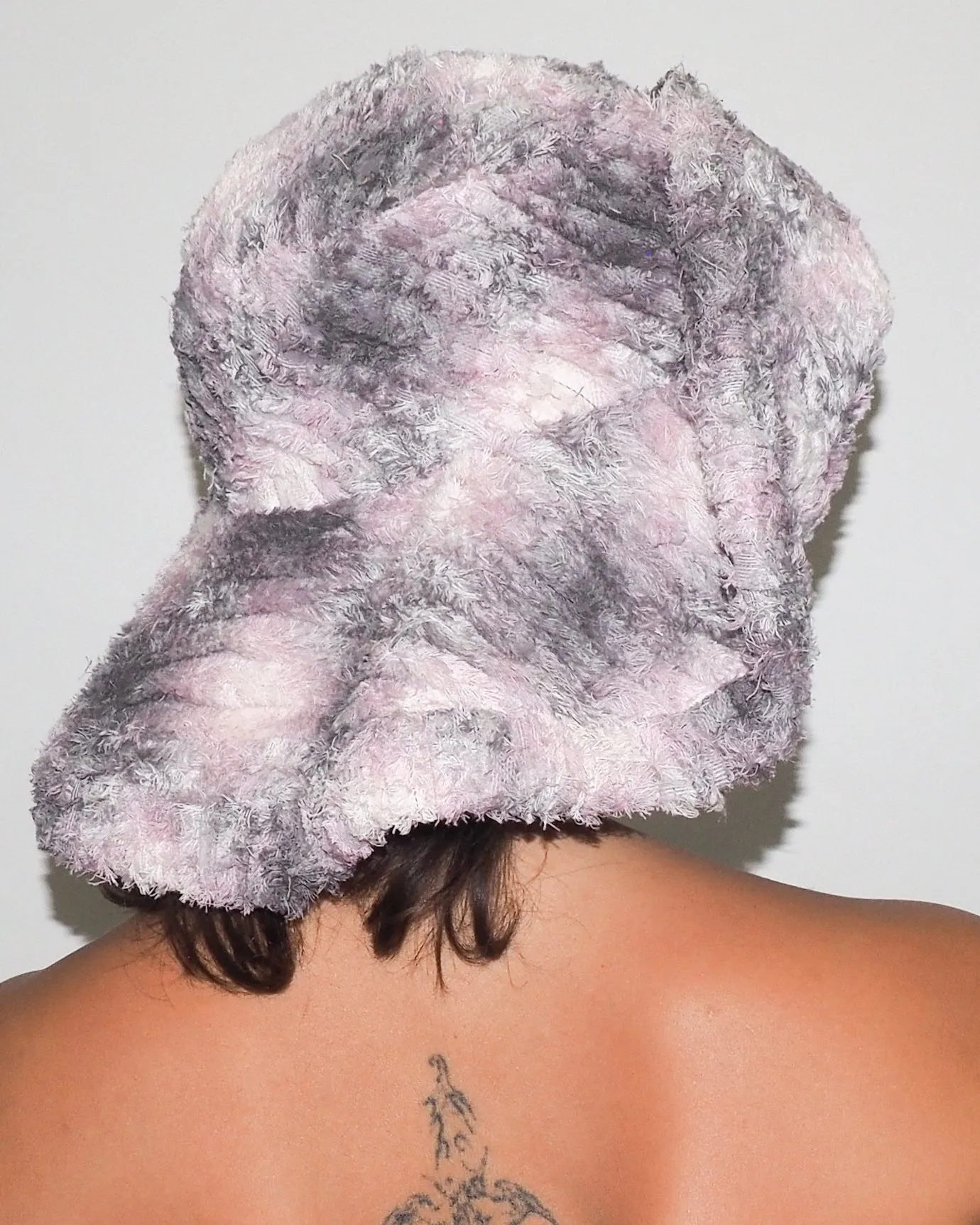 Collina Strada x Clyde Mala Hat in Lavender Plaid sold by CLYDE product image thumbnail 4