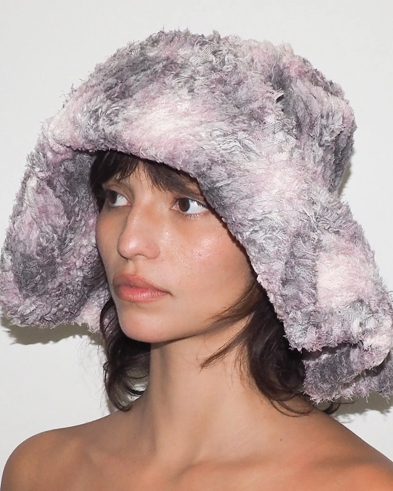 Collina Strada x Clyde Mala Hat in Lavender Plaid sold by CLYDE product image thumbnail 2
