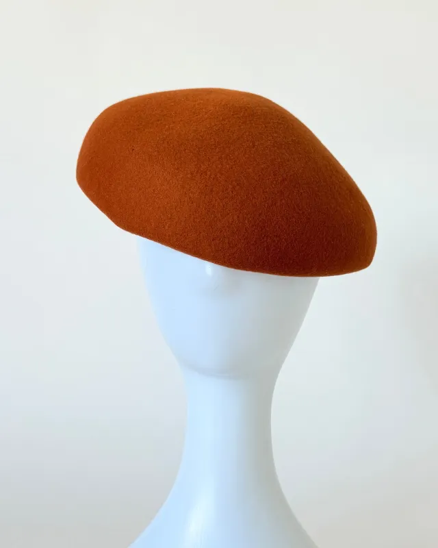 Acorn Hat in Rust Sample made by CLYDE