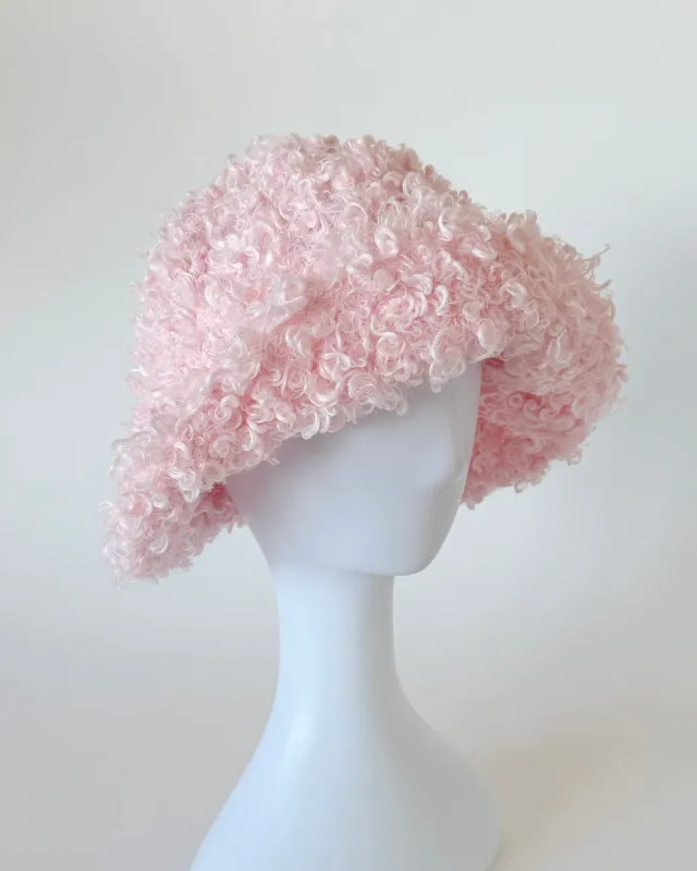 Sierra Hat Pink Curl made by CLYDE