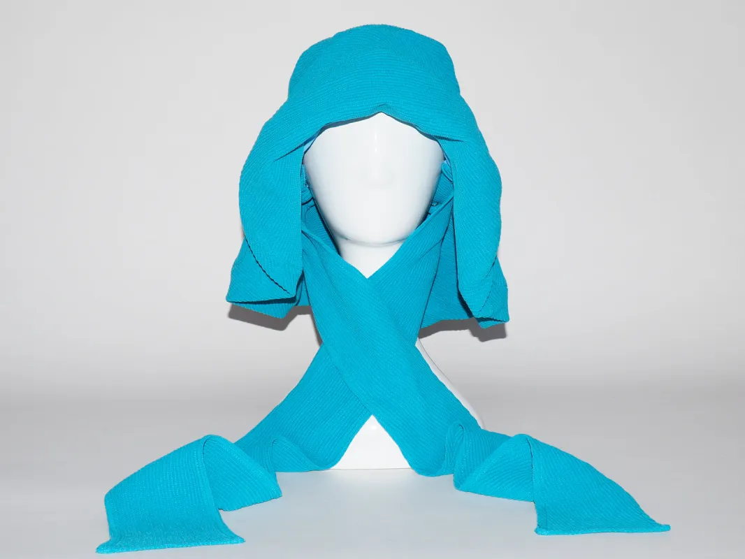 Mala Hat Azure Waffle Rayon made by CLYDE