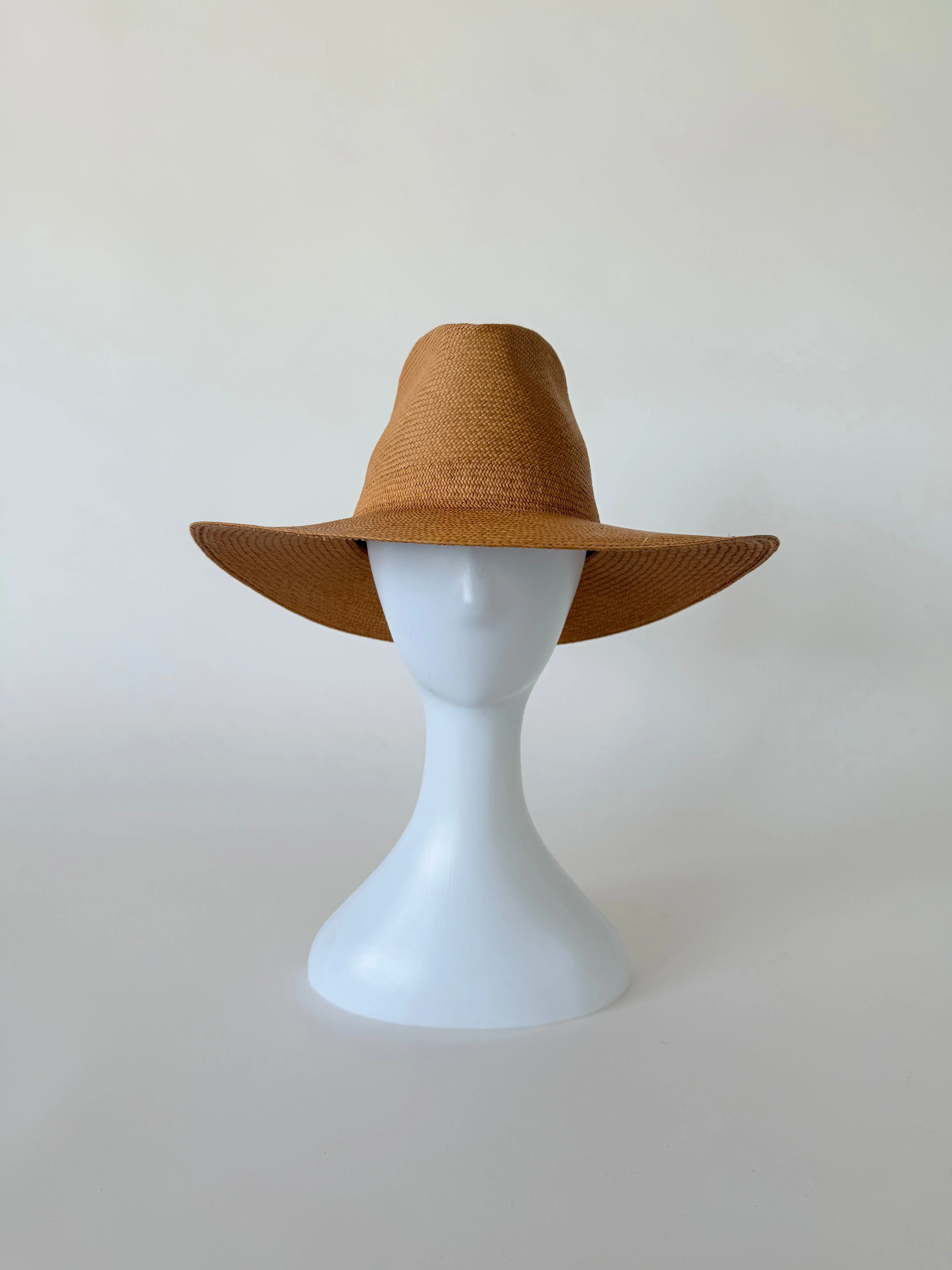 Caro Hat in Caramel Toquilla Straw sold by CLYDE product image thumbnail 3