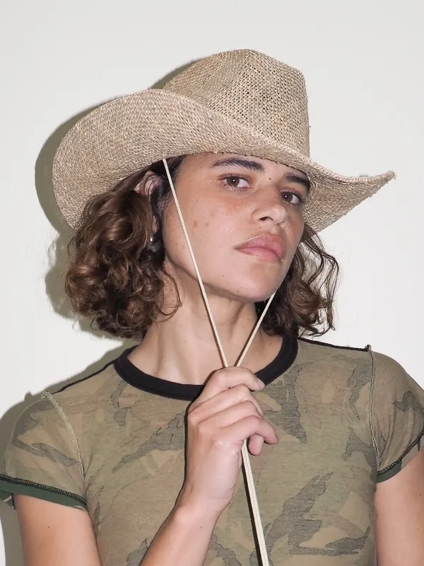Cowboy Hat in Seagrass made by CLYDE