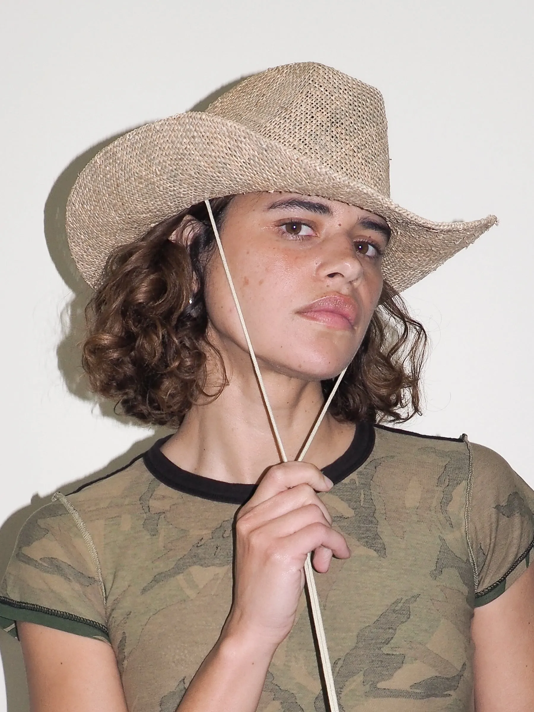 Cowboy Hat in Seagrass sold by CLYDE