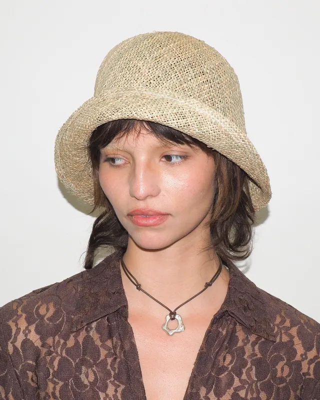 Crown Hat in Seagrass made by CLYDE