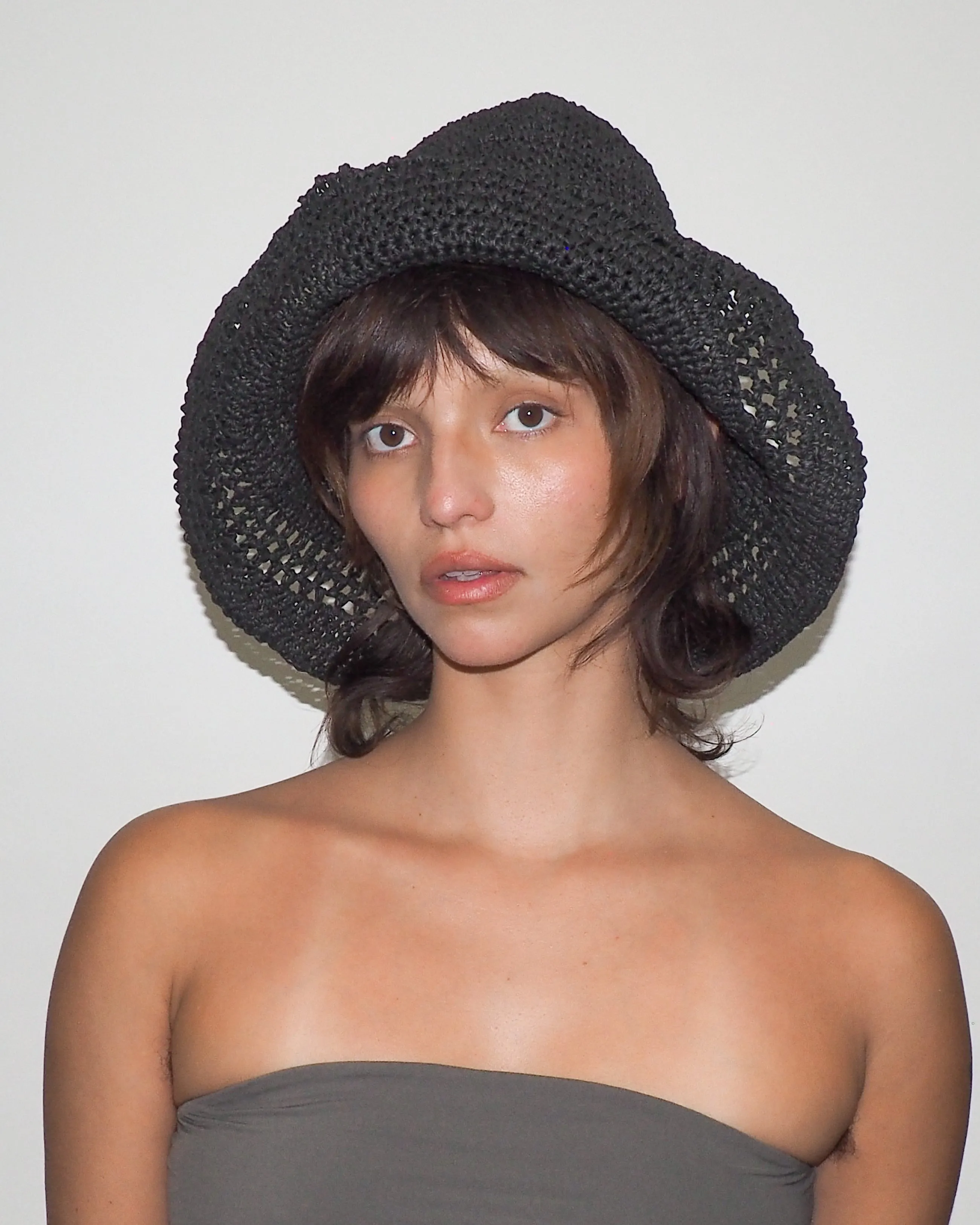 Utopia Hat in Black Seagrass sold by CLYDE product image thumbnail 2
