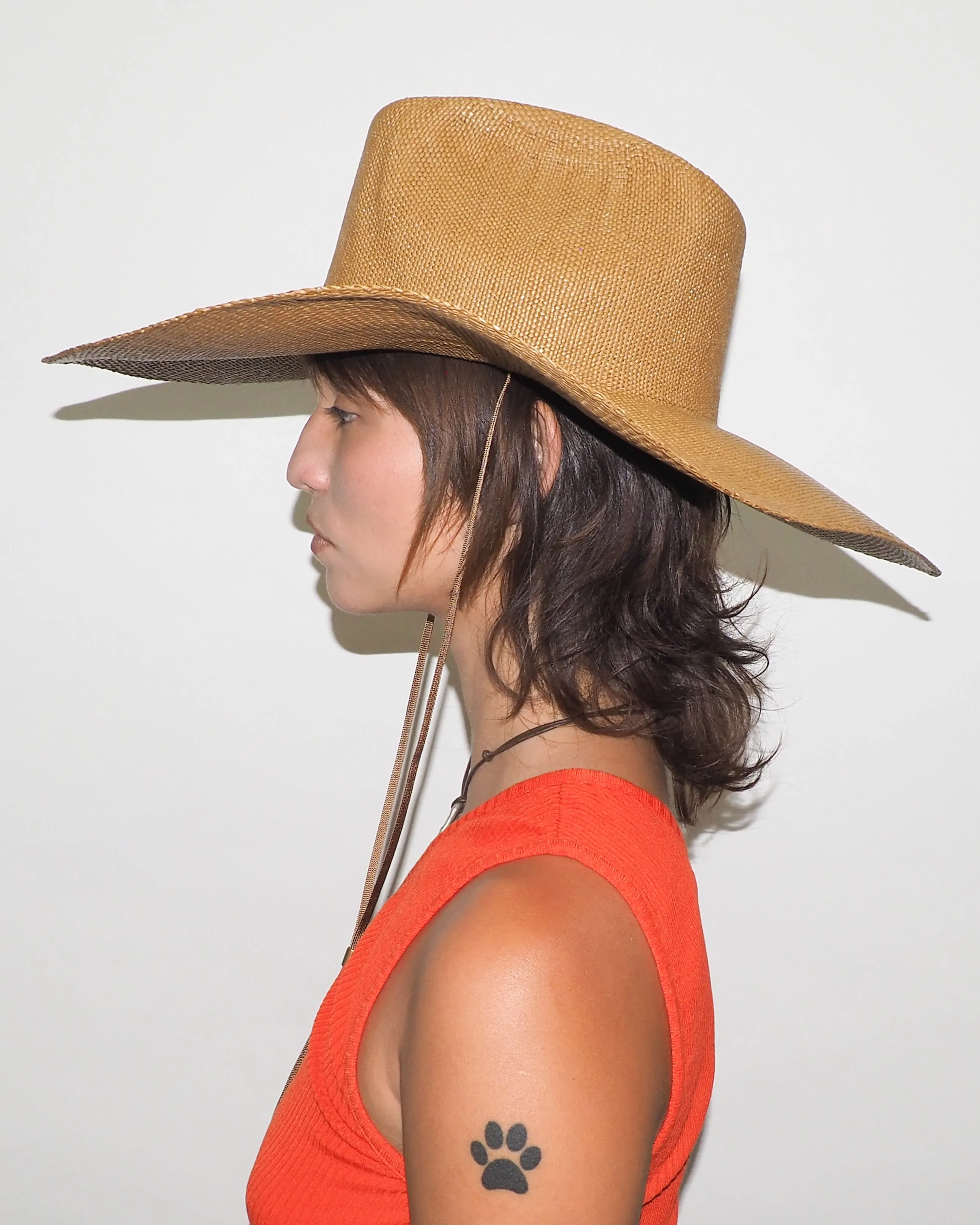 Ange Hat in Tiger Eye sold by CLYDE product image thumbnail 3