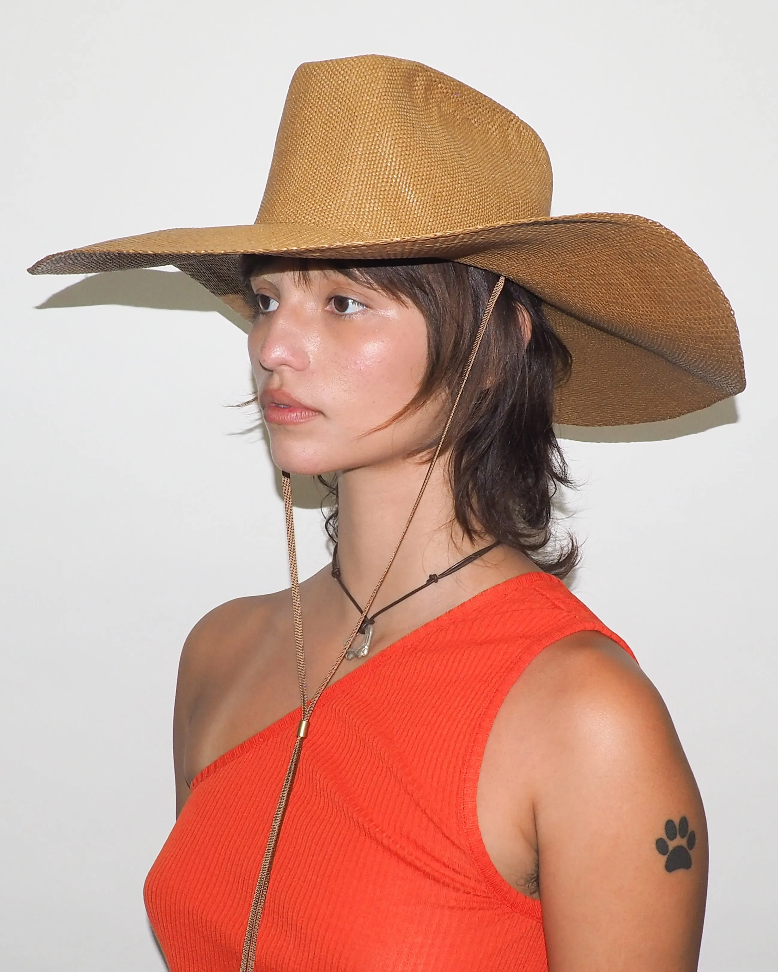 Ange Hat in Tiger Eye sold by CLYDE product image thumbnail 5