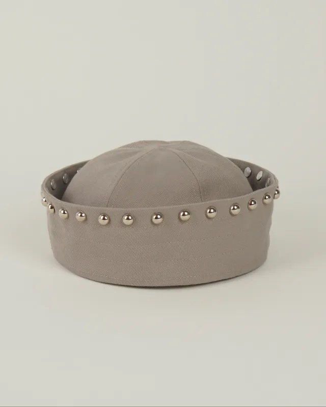 KkCo x CLYDE Rivet Sailor Hat in Stone made by CLYDE