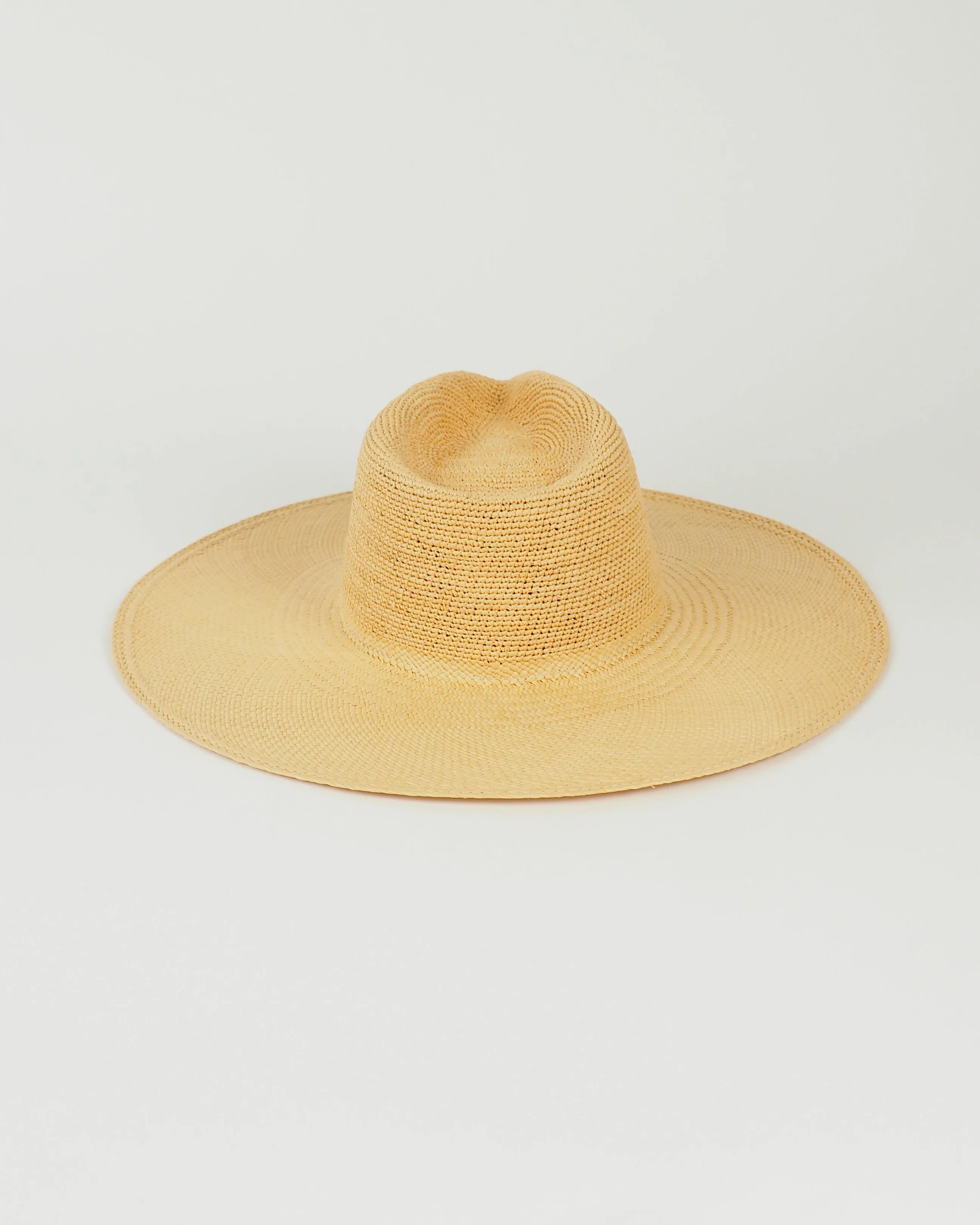 Caro Hat in Crochet Top Ochre sold by CLYDE product image thumbnail 4