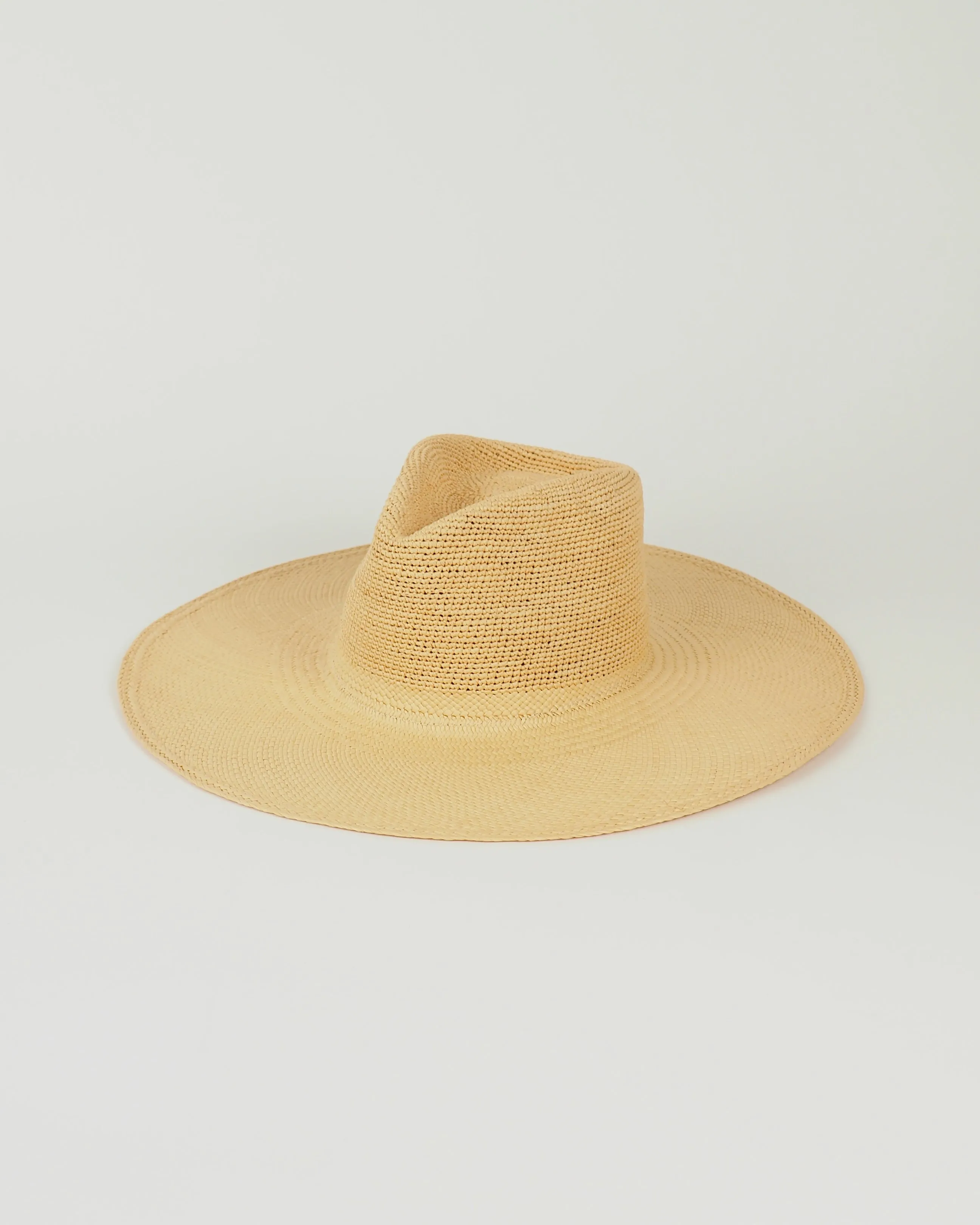 Caro Hat in Crochet Top Ochre sold by CLYDE product image thumbnail 2