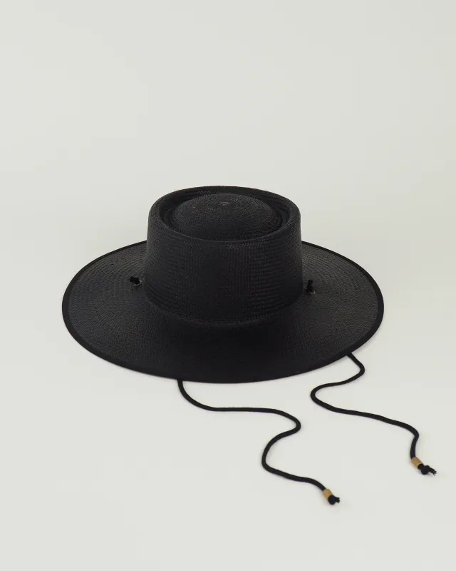 Gaucho Hat in Black made by CLYDE