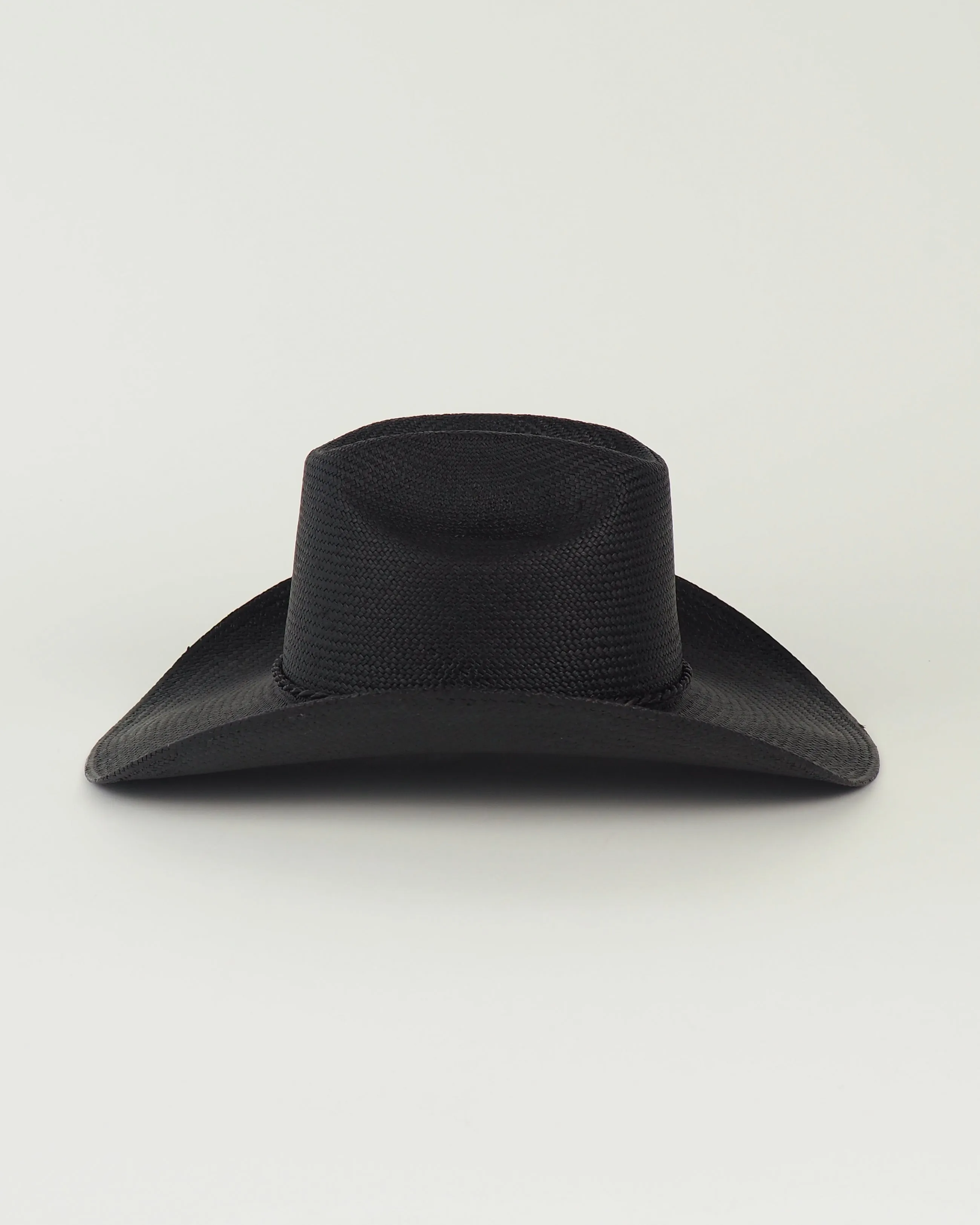 Western Hat in Black Toquilla Straw sold by CLYDE product image thumbnail 2