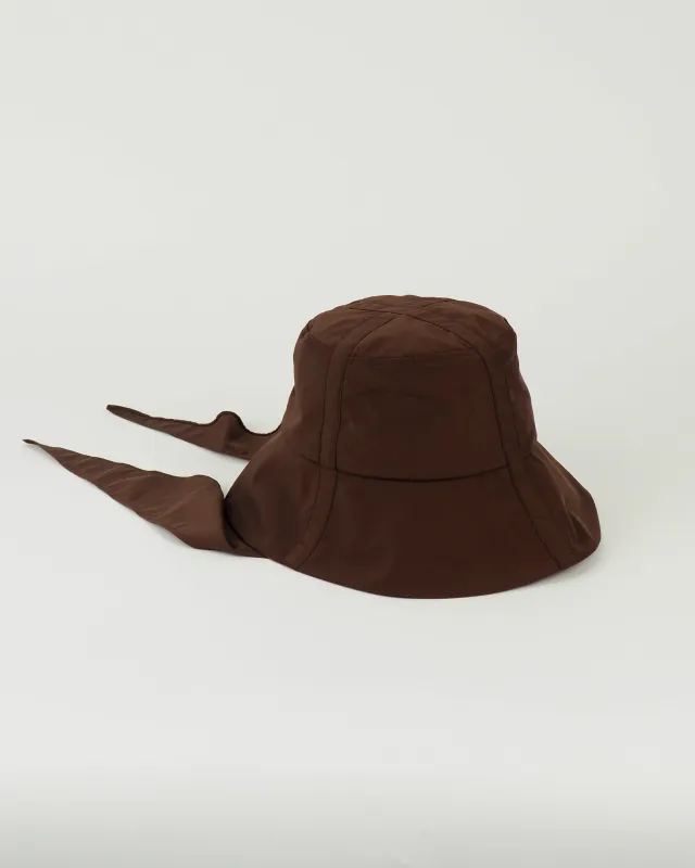Swim Bucket in Brown Nylon made by CLYDE