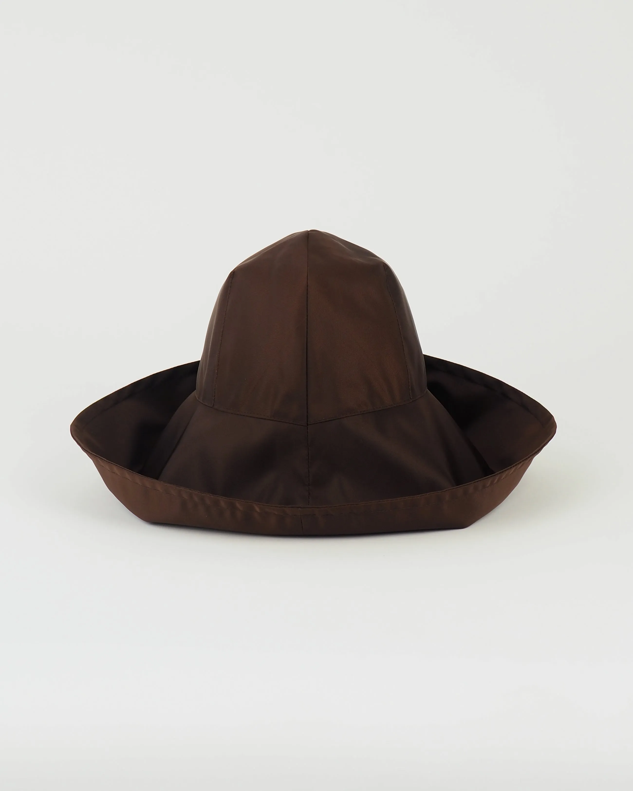 Iona Hat in Espresso Flight Satin sold by CLYDE product image thumbnail 3