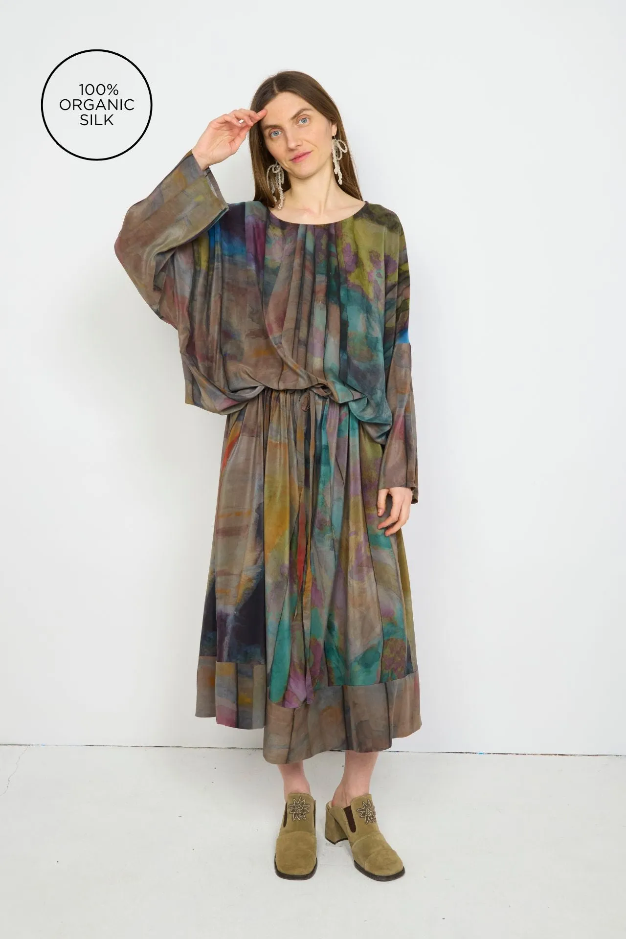 Big Simple Dress I Print 09 sold by ANNTIAN product image thumbnail 4