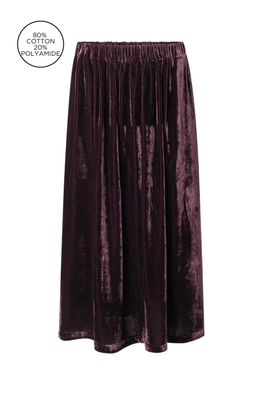 Long Skirt Velvet sold by ANNTIAN