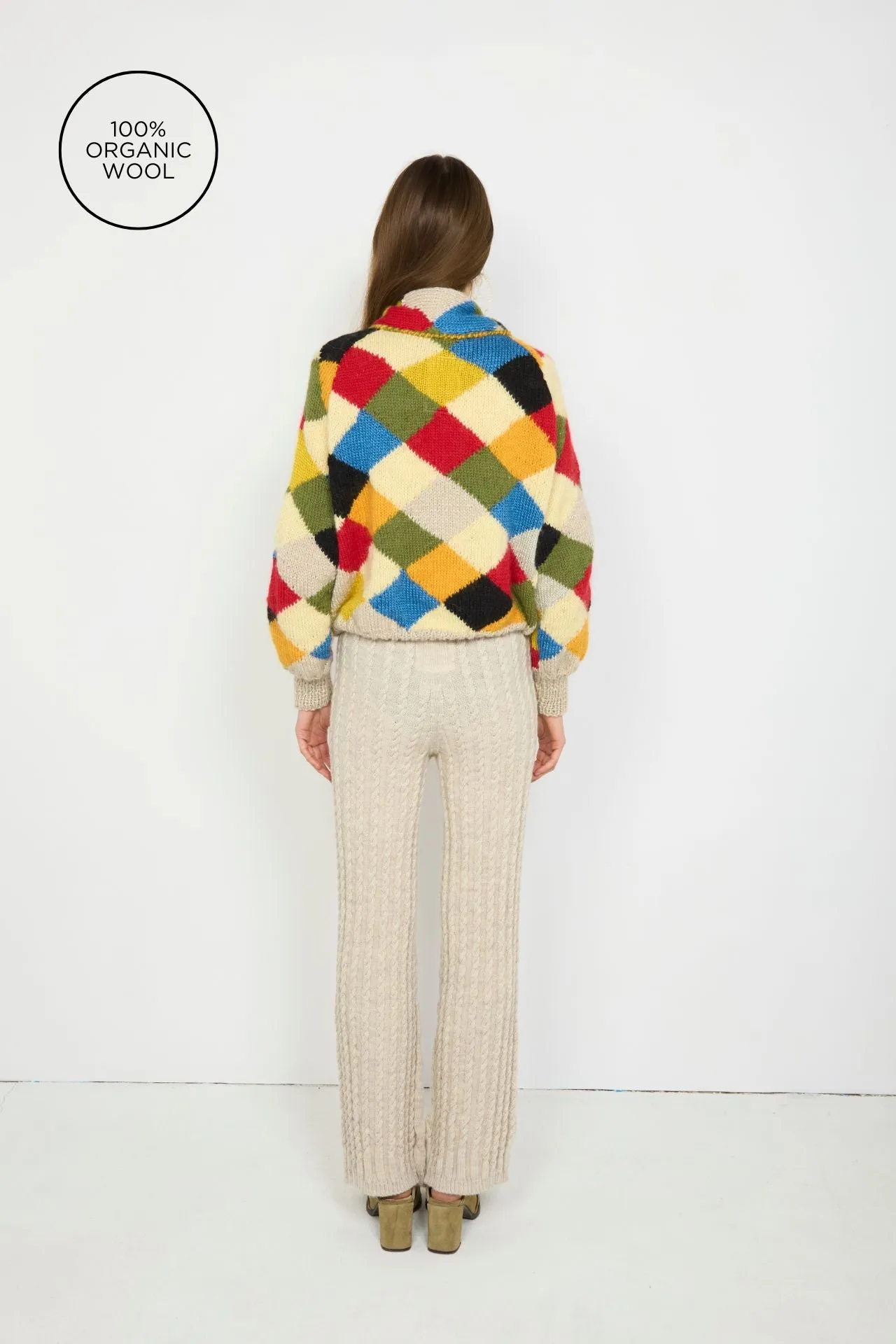 Handknit Sweater With Scarf sold by ANNTIAN product image thumbnail 3