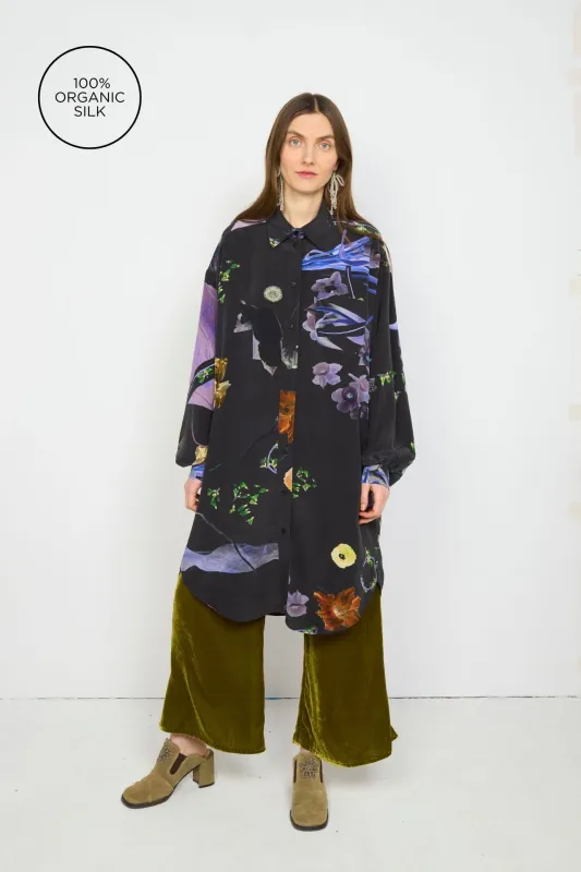 Silkshirt Big I Print 7 made by ANNTIAN