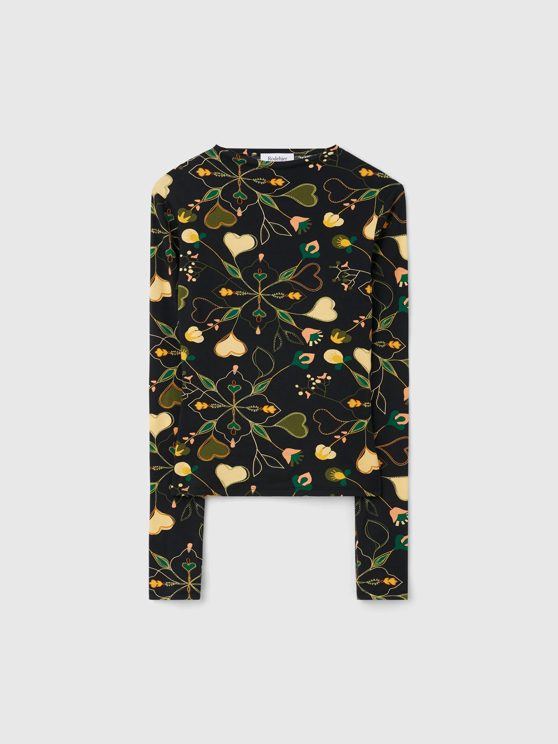 The Karlai Love Letter long sleeve dance top sold by Rodebjer