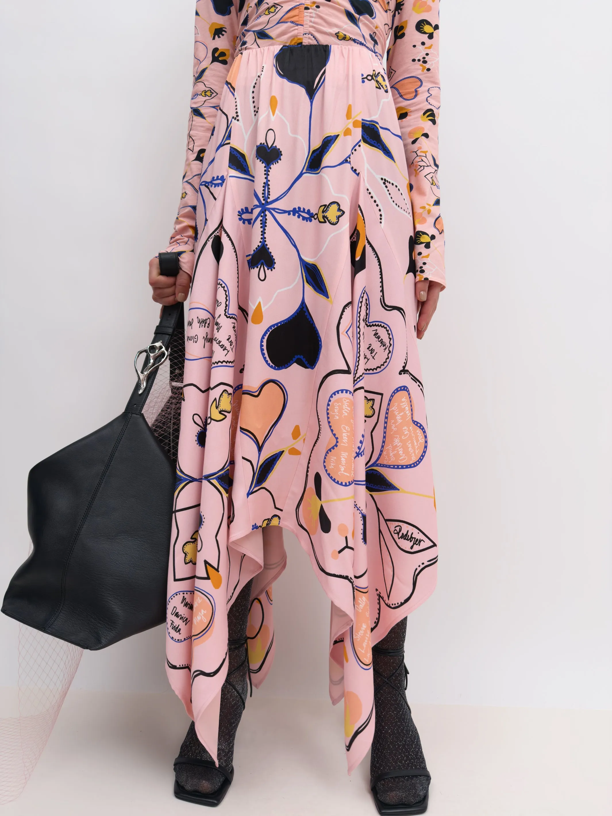 The Edith skirt with scarf insert flounces sold by Rodebjer product image thumbnail 3