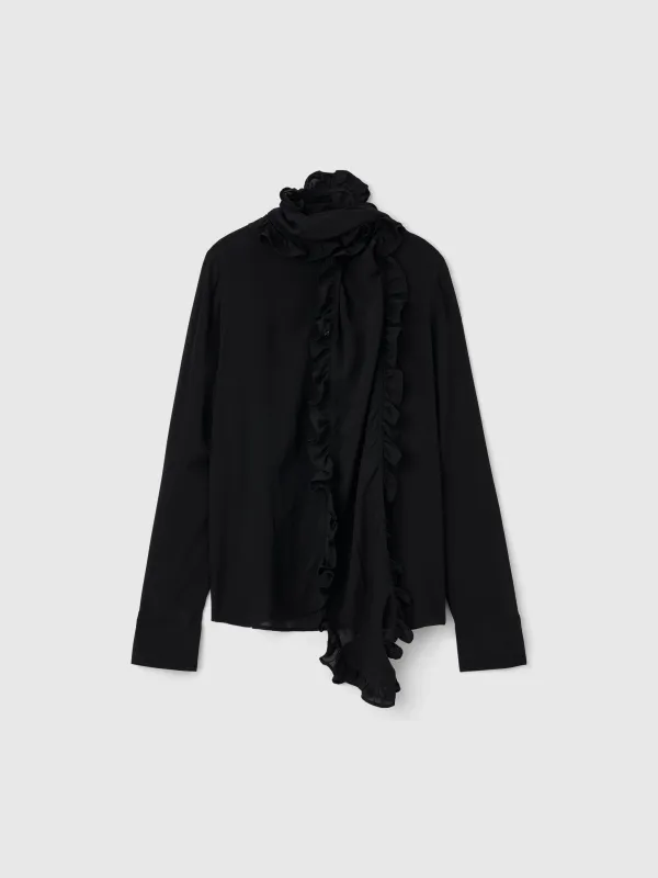 The Meryl bow tie blouse made by Rodebjer