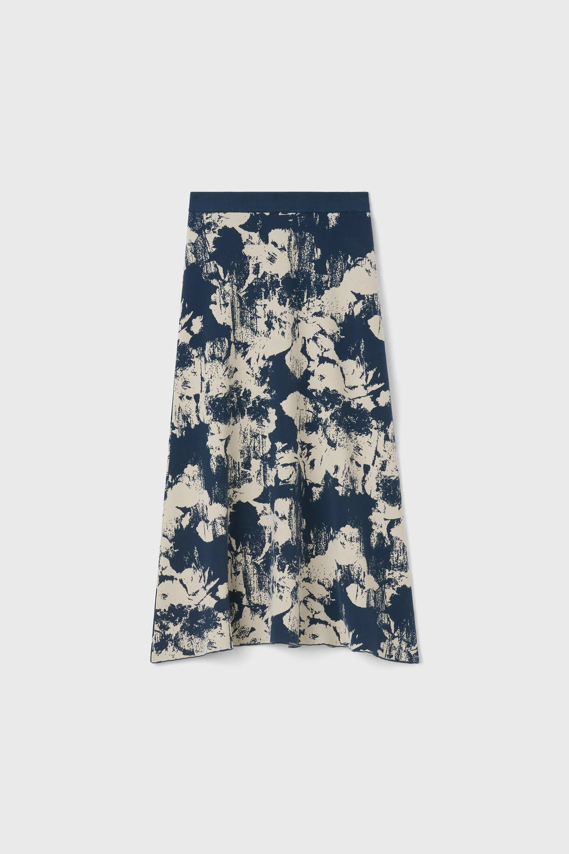 The Flora jacquard knit skirt sold by Rodebjer