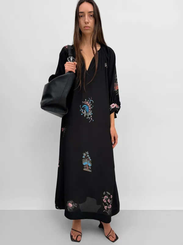 The Windy light silk dress in Duchess made by Rodebjer