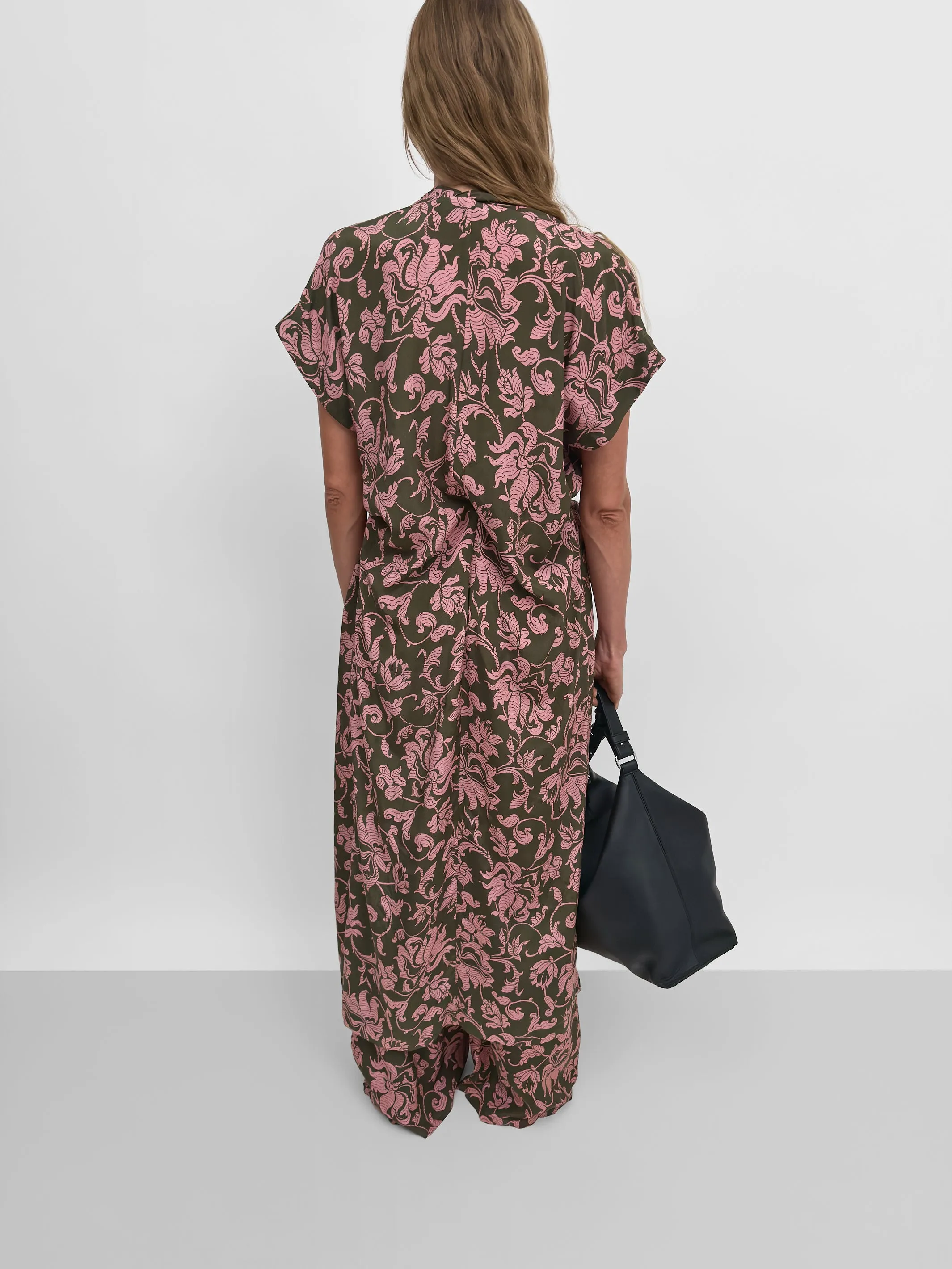 The Olympia wrap caftan dress in French Lily sold by Rodebjer product image thumbnail 5