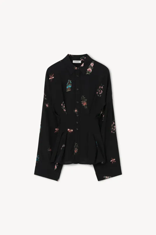 The Apollo cinched shirt in Duchess made by Rodebjer