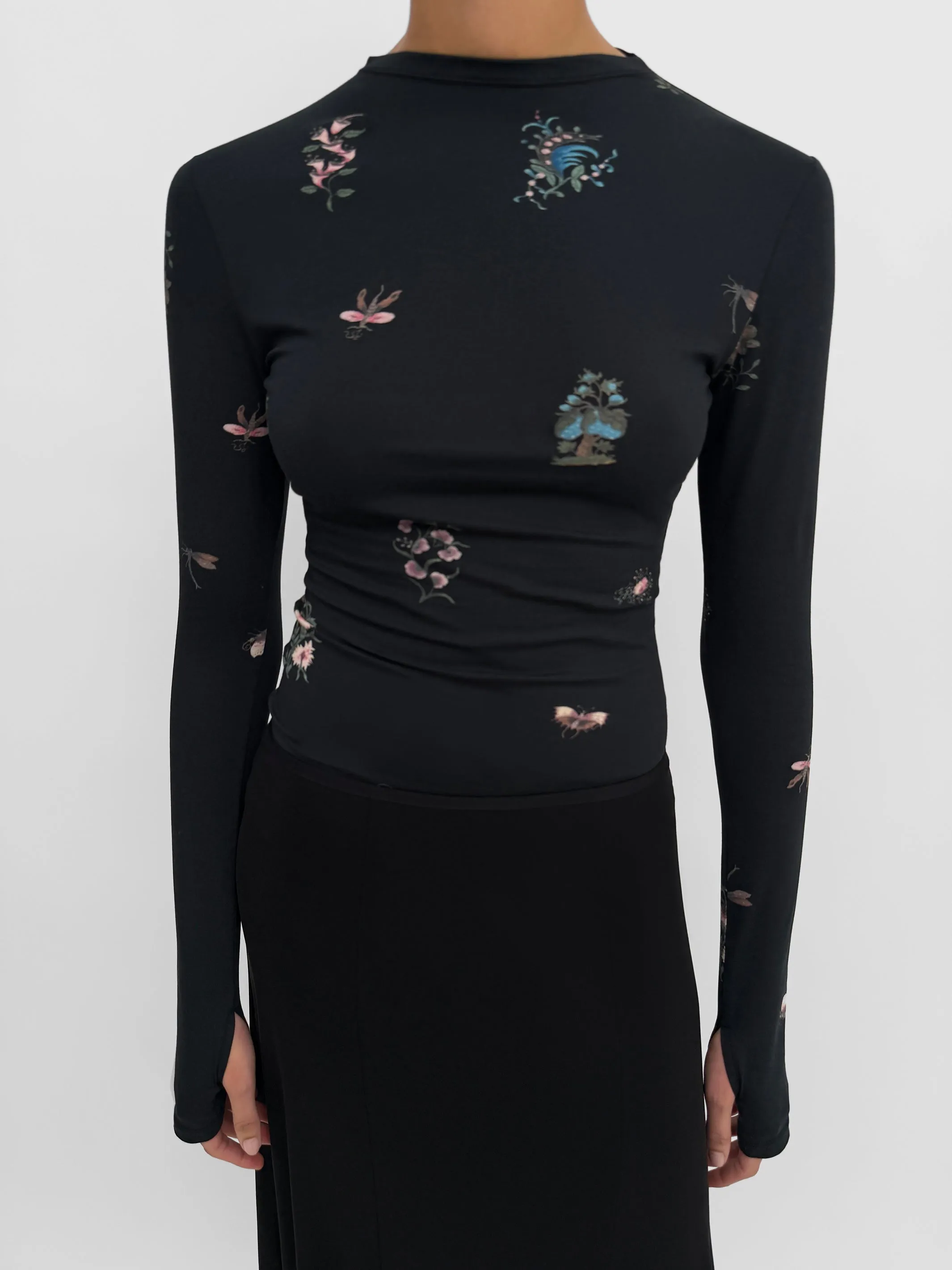 The Karlai long sleeve dance top in Duchess sold by Rodebjer product image thumbnail 2