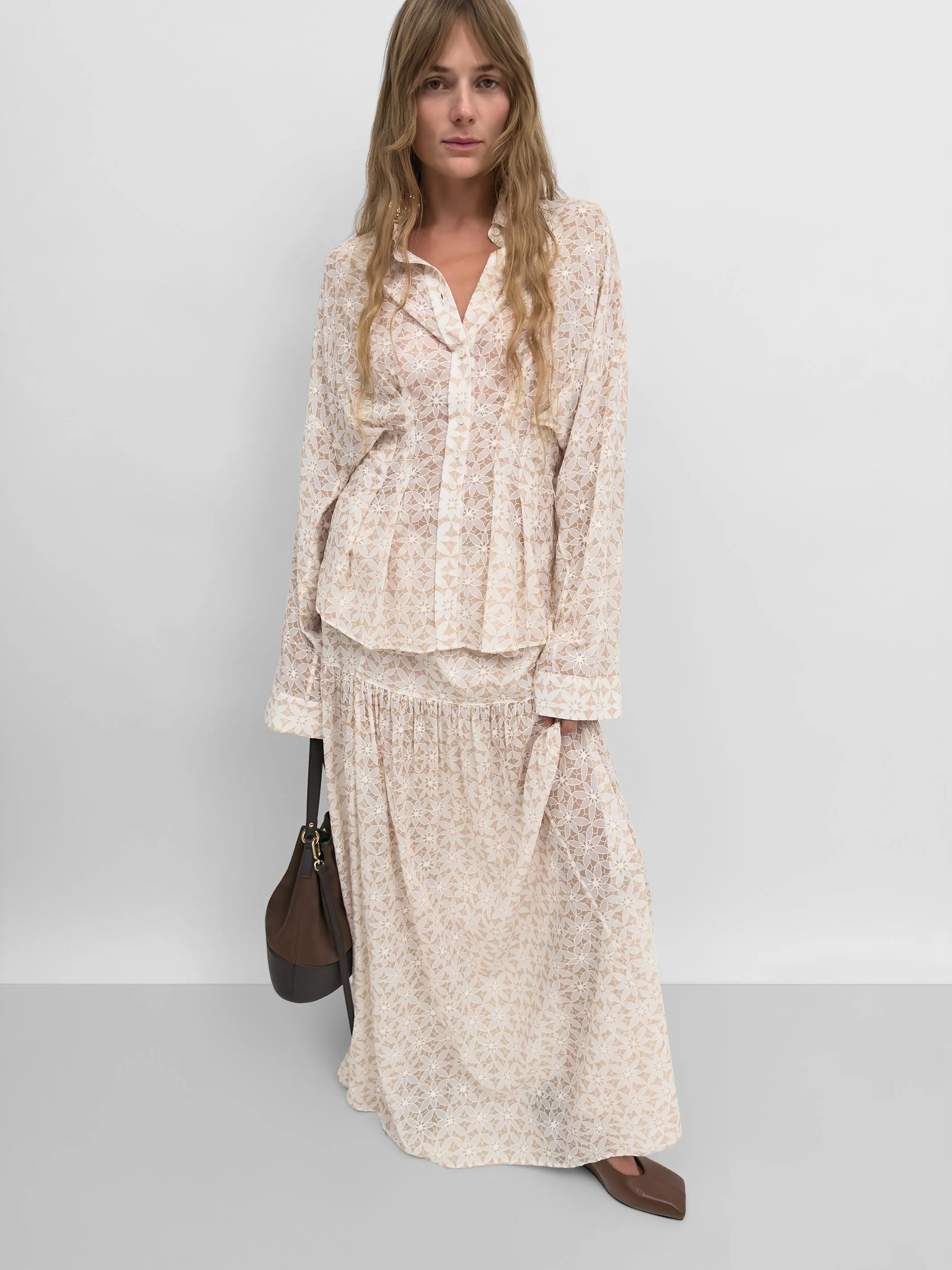 The Apollo cinched shirt sold by Rodebjer