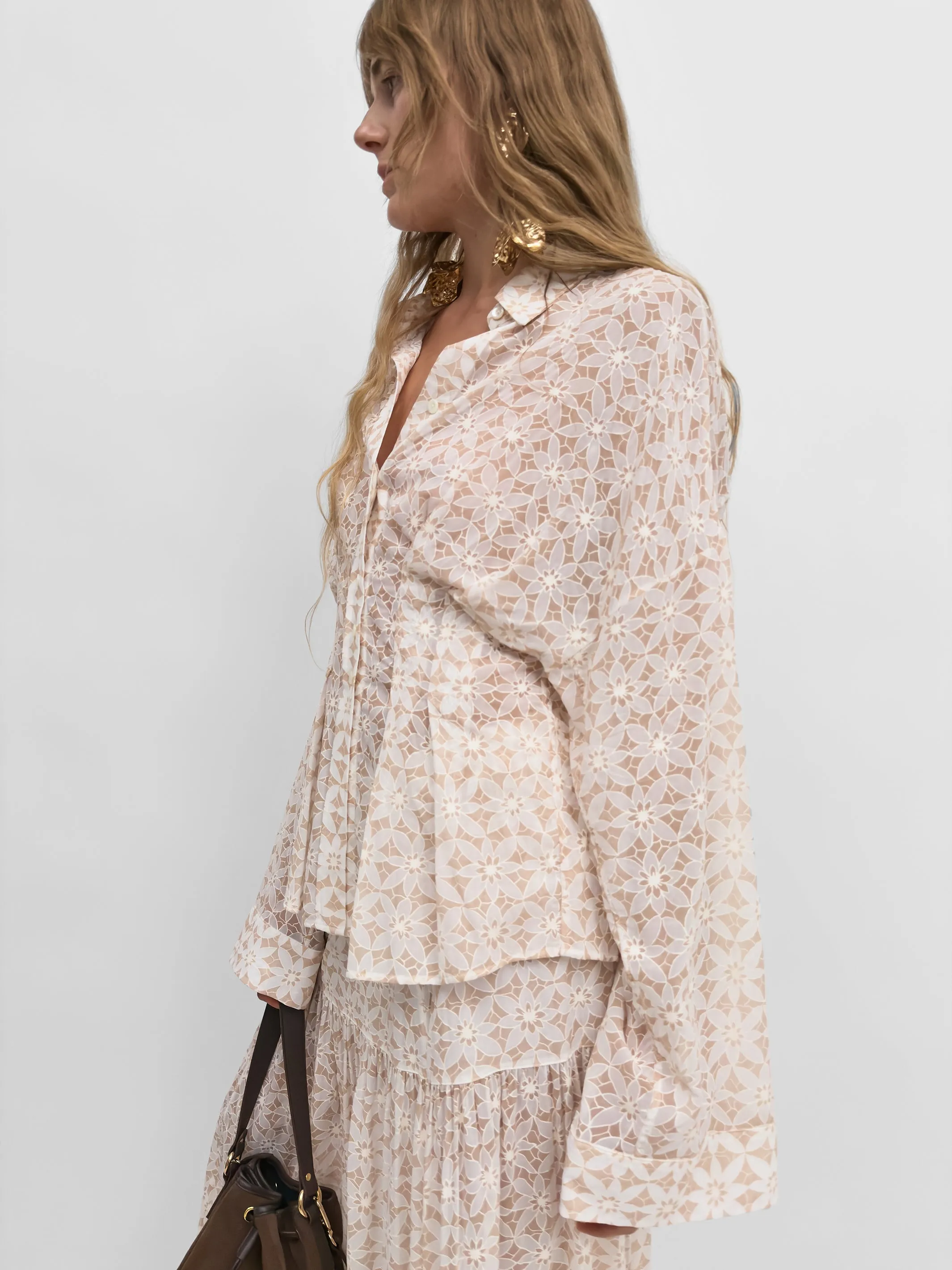 The Apollo cinched shirt sold by Rodebjer product image thumbnail 2