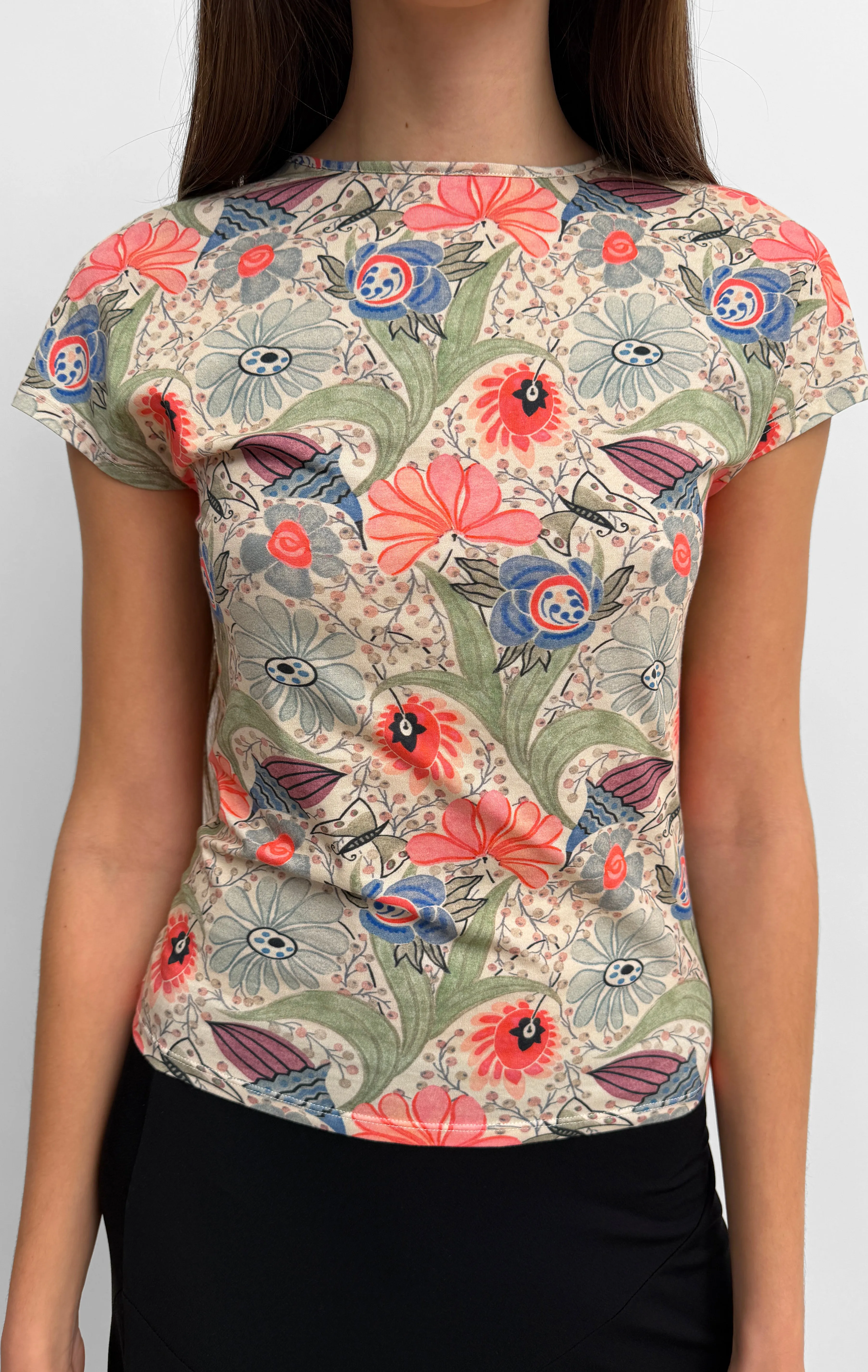 The Otta cap sleeve tricot top in Ducharne sold by Rodebjer product image thumbnail 2